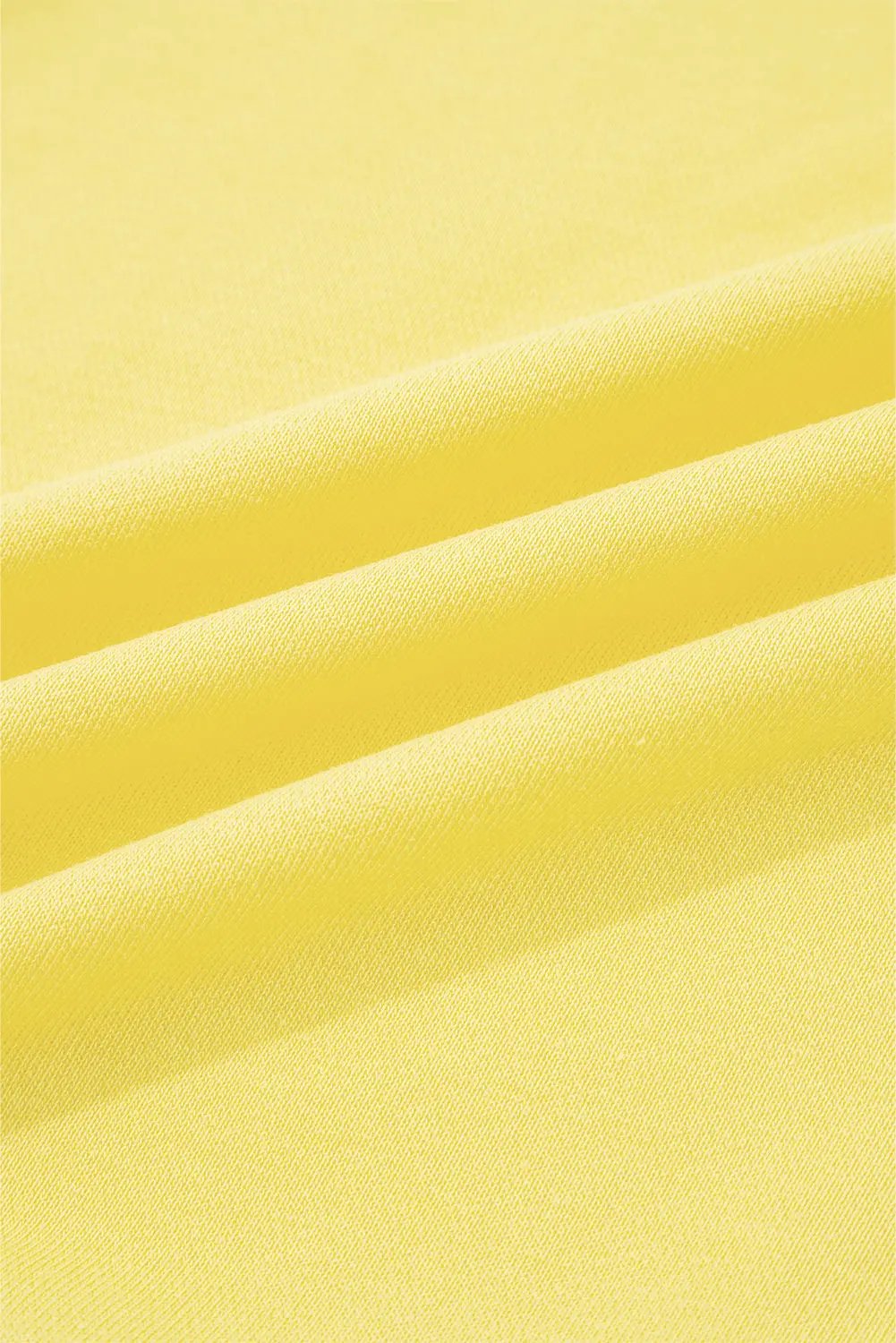 Yellow Cream Puff Sleeve Crop Top and Wide Leg Pants Dear-Lover Dropshipping